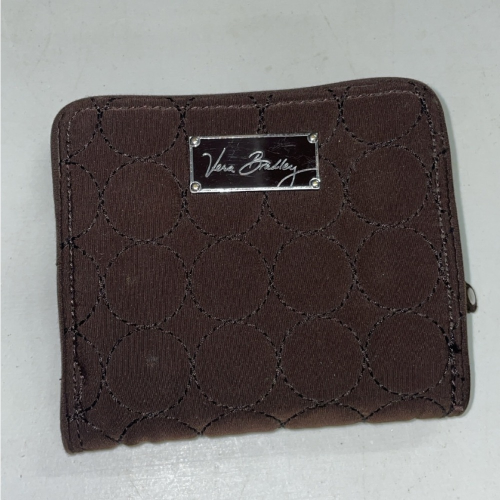 Vera Bradley Chocolate Quilted Wallet